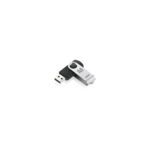 PEN DRIVE 64GB TWIST2 PRETO/PRATA PD590