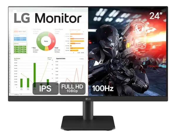 MONITOR LG DE 24 FULL HD IPS 24MS500-B
