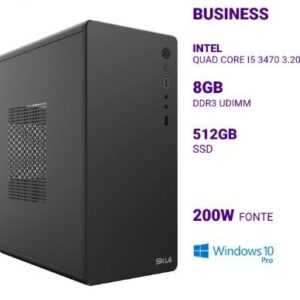 computador i5 512gb Computador Quad Core I5 3470 3.20GHZ Mem 8GB DDR3 SSD 512GB Licença do Windows 10 Pro