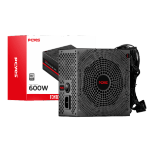 FONTE ATX PCYES ELECTRA 600W PFC ATIVO - ELEC600W