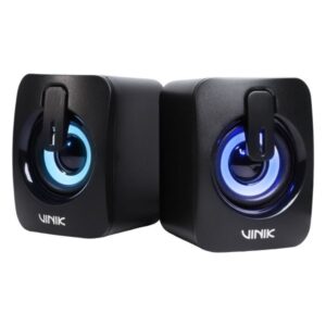 CAIXA DE SOM GAMER VINIK GALAXY 6W 2.0 LED RAINBOW - VSPKG6WGL